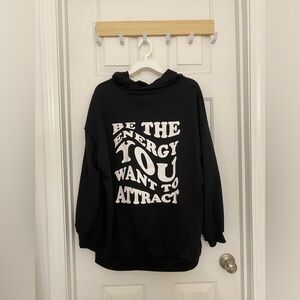 Black Zip Up Jacket - Size Large